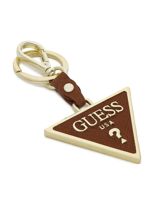 Guess Ключодържател от Метал Кафе
