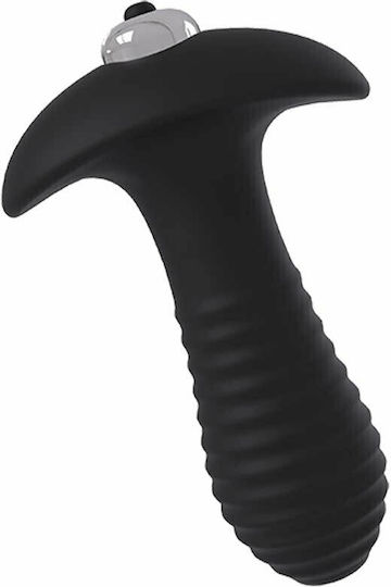 Dream Toys Cheeky Love Spiral Plug Single Speed Butt Plug Anal Plug Black 9cm