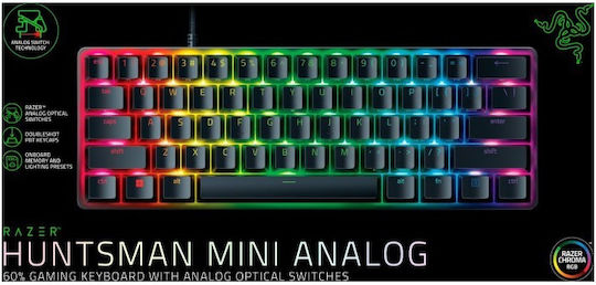 Razer Huntsman Mini Gaming Mechanical Keyboard 60% with RGB lighting (English US)