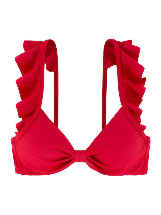 Bikini Triunghi Roșu