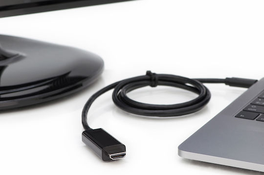 Digitus Cable HDMI male - USB-C male 2m Black