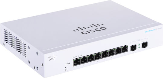 Cisco CBS220-8T-E-2G Managed L2 Switch with 8 Gigabit (1Gbps) Ethernet Ports and 2 SFP Ports