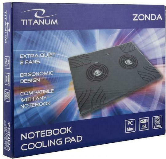 Titanum Cooling Pad for Laptop up to 15.6" with 1 Fan (TA102)