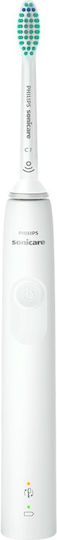 Sonicare 3100 Електрическа Четка за Зъби с Таймер за Четкане, Сензор за Натиск и Калъф за Пътуване Бяла