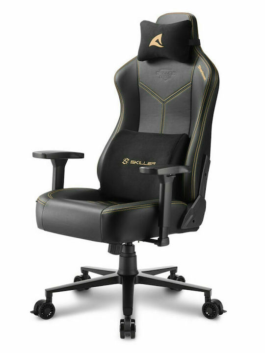 Sharkoon Skiller SGS30 Καρέκλα Gaming Δερματίνης με Ρυθμιζόμενα Μπράτσα Black/Pink