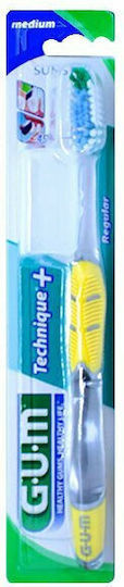 GUM Technique+ 492 Regular Οδοντόβουρτσα Medium Κίτρινο