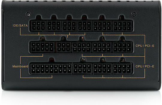 Modecom Volcano 850 Gold 850W Μαύρο Τροφοδοτικό Υπολογιστή Full Modular 80 Plus Gold