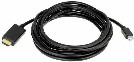 Cable mini DisplayPort male - HDMI male 3m Black (18280)
