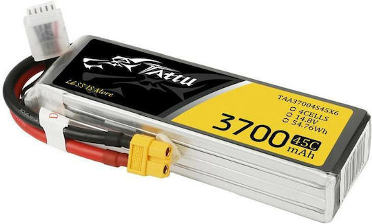 Tattu FPV Classic Μπαταρία Li-Po 14.8V 3700mAh 45C 4S XT60 για Τηλεκατευθυνόμενο