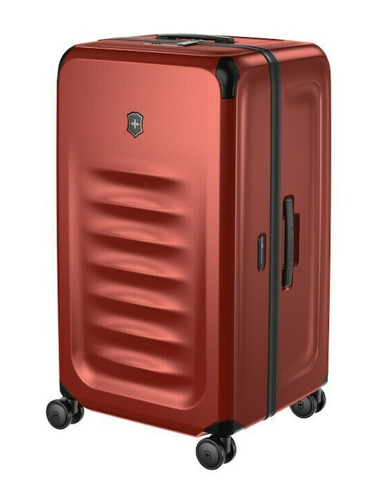 Victorinox Spectra 3.0 Твърд Голям Куфар За Пътуване Червен С 4 Колела Височина 76см