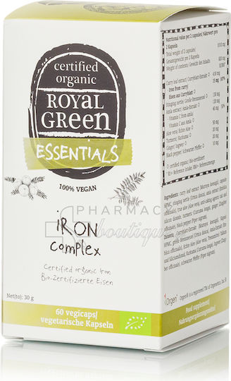 AM Health Royal Green Complex Organic de Fier cu Vitamina C 60 Capsule Pe Bază De Plante