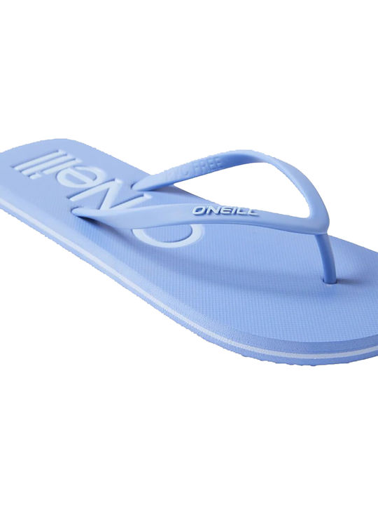 O'neill Profile Logo Women's Flip Flops Light Blue