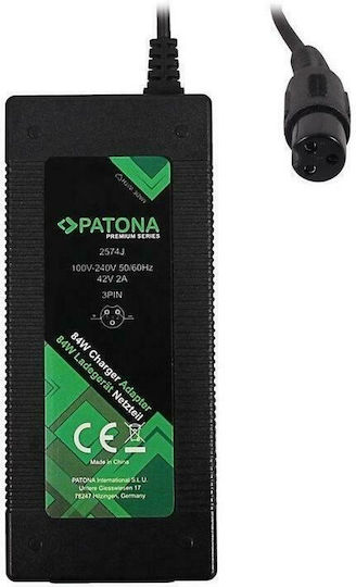 Amarad Universal Τροφοδοτικό 42V 2A με Ισχύ 84W με σετ βυσμάτων (PS-42V-2A)