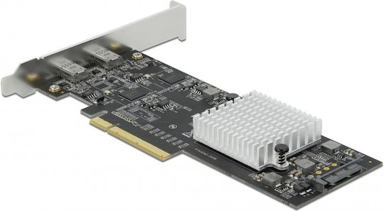DeLock Κάρτα PCIe σε 2 θύρες Type-C / USB 3.2