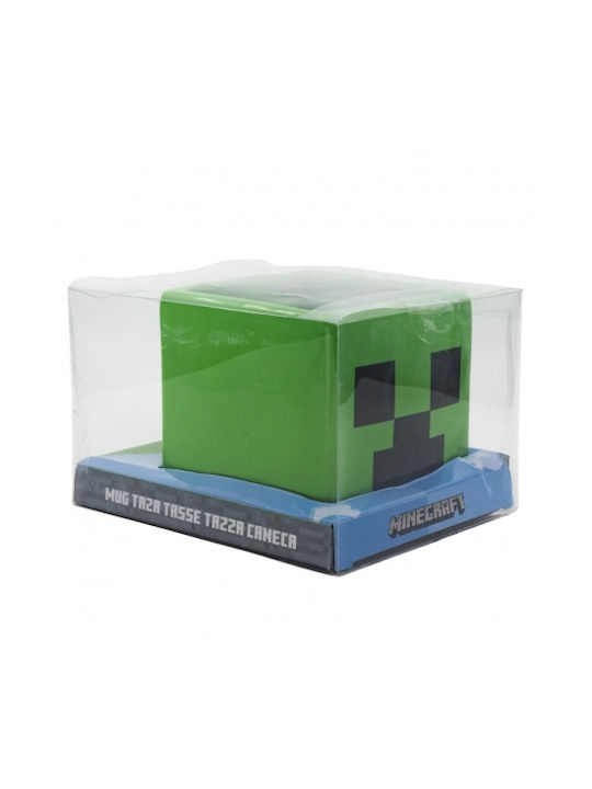 Minecraft 3D Ceramic Cup Green 445ml