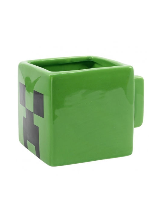 Stor Minecraft 3D Κούπα Κεραμική Πράσινη 445ml