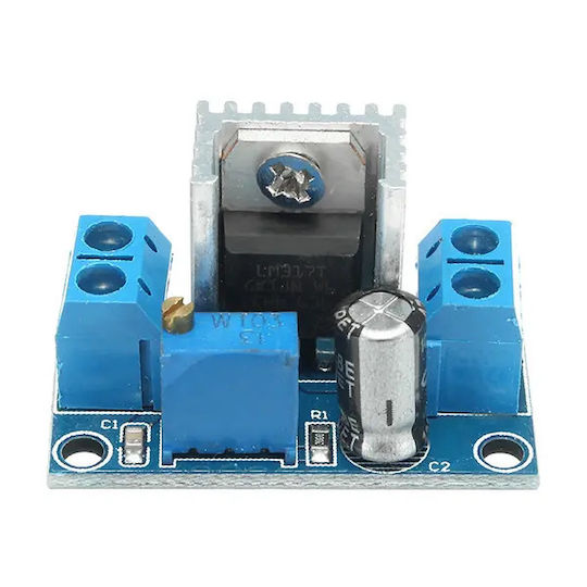 Haitronic Converter DC/DC Step-Down with Input Voltage 4-40V and Output Voltage 1.2-37V 1.5A (LM317)
