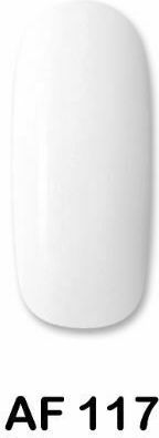 Aloha Fashion Ημιμόνιμο Βερνίκι Νυχιών AF 117 White 15ml