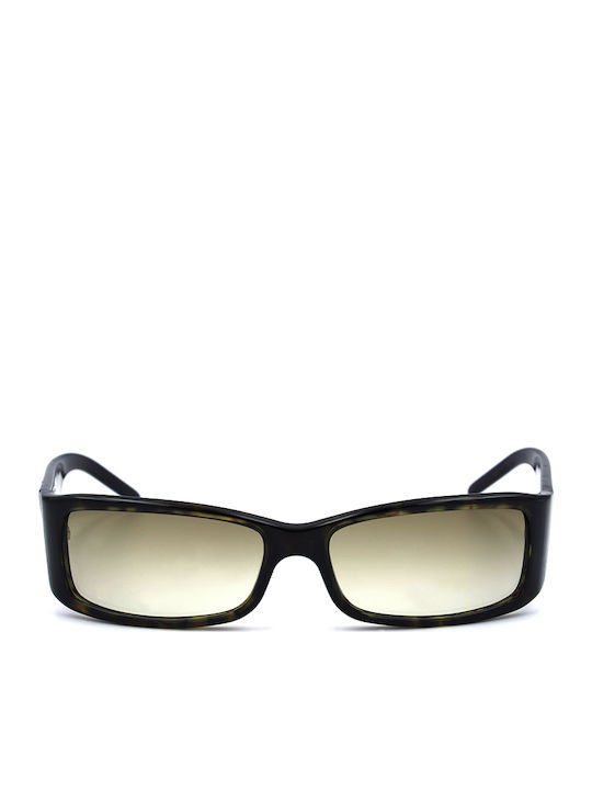 Fendi Women's Sunglasses with Brown Tartaruga Plastic Frame and Brown Gradient Lens SL7710 722