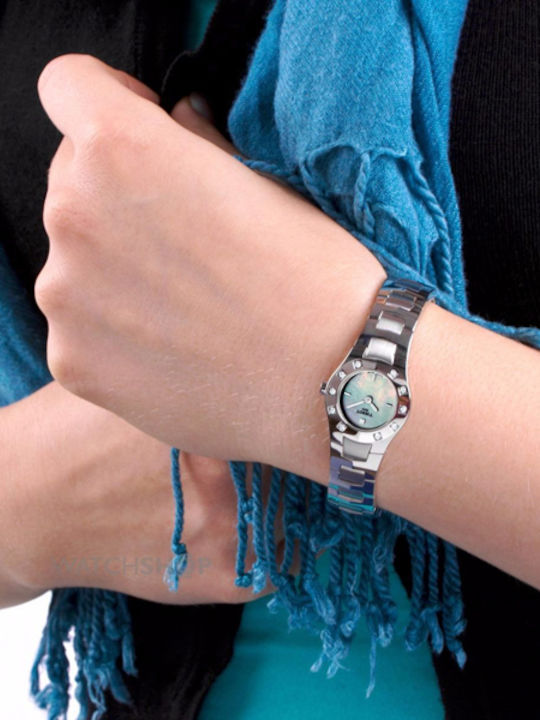 Tissot Tround Ρολόι Μπαταρίας με Μεταλλικό Μπρασελέ