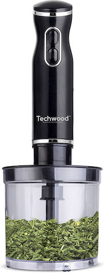 Techwood Ραβδομπλέντερ με Ανοξείδωτη Ράβδο 600W Μαύρο