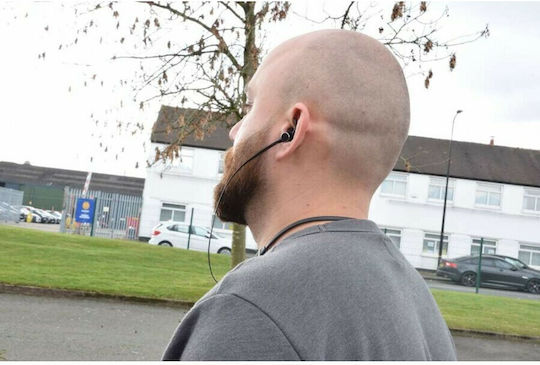 AvLink PowerBand In ear Bluetooth хендсфри Слушалки с Устойчивост на Пот Черен