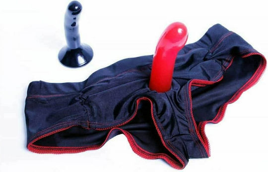 Lenjerie intimă cu Dildo în Culoare Negru 2buc