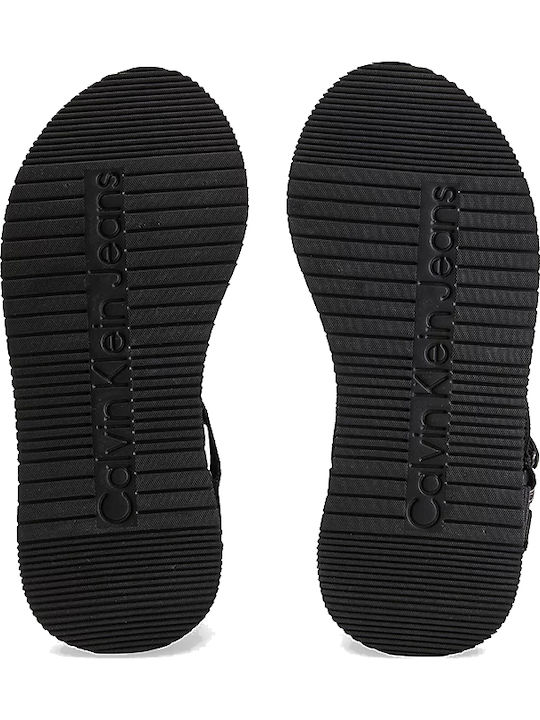 Sandale casual damă Sport în Culoare Negru