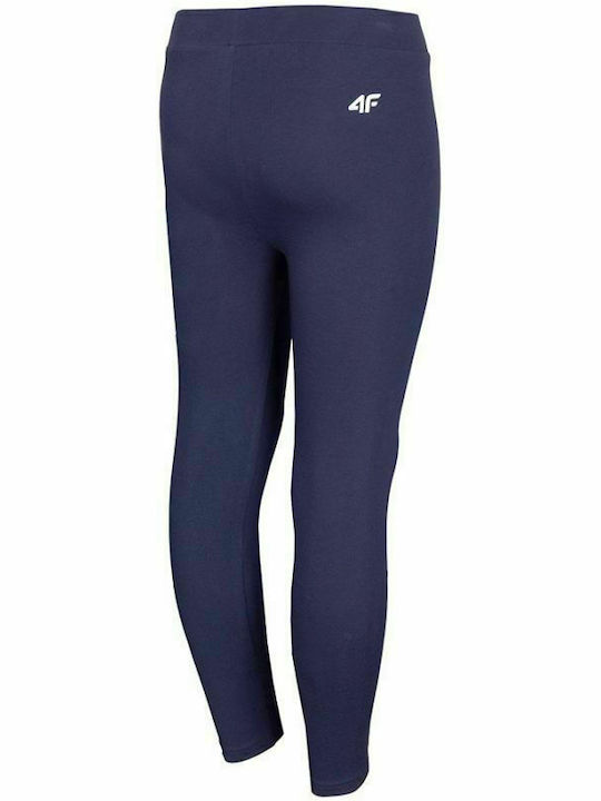 4F Leggings pentru Copii Sport Lung Albastru marin