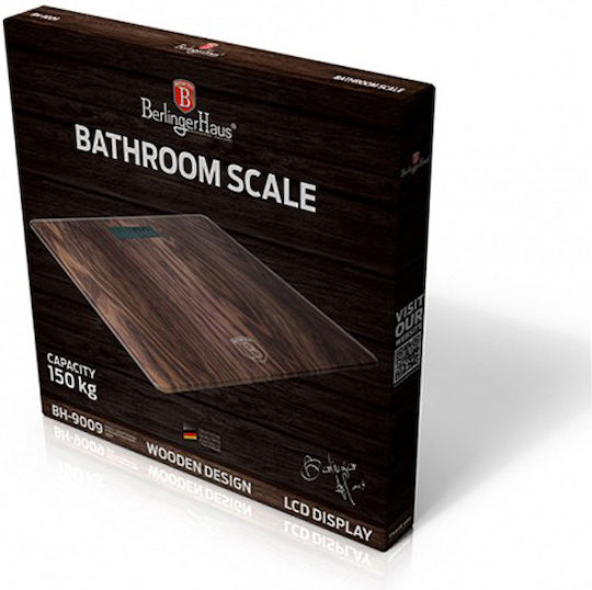 Berlinger Haus Digital Badezimmerwaage in Farbe Braun Waldgrenze BH-9009
