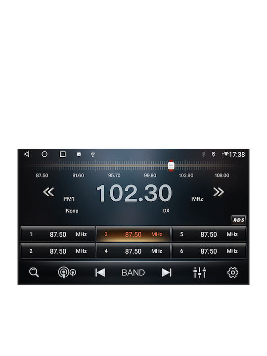 Kirosiwa Car Audio System for Toyota Proace Honda City Proace City 2018+ (Bluetooth/USB/AUX/WiFi/GPS) with Touch Screen 10"