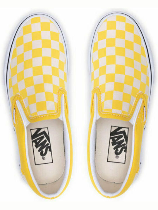 Buy Classic Slip-On 'Checkerboard - Cyber Yellow' - VN0A33TB42Z