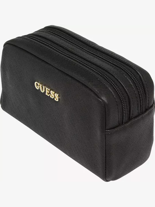 Toiletry Bag in Black color 17cm
