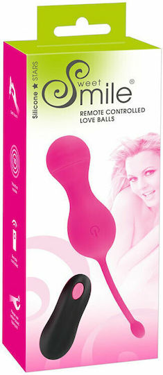 You2Toys Sweet Smile Remote Controlled Love Balls Ασύρματες Κολπικές Μπάλες με Δόνηση Ροζ