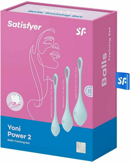 Satisfyer Yoni Power 2 Bile vaginale Light Blue