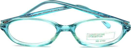 Benetton Ramă Ochelari Copii Acetat Turcoaz BEN363 6Z0