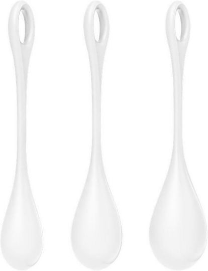 Satisfyer Yoni Power 1 Κολπικές Μπάλες 3τμχ White