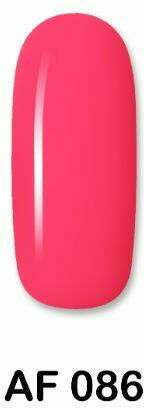 Aloha Fashion Semipermanent Lac de Unghii AF 086 Neon Rose 15ml 1buc