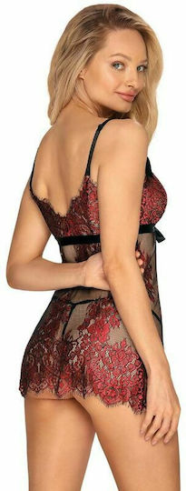 Obsessive Redessia Babydoll & Thong Multicolour