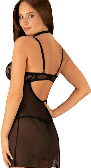 Obsessive Elizenes Σετ Sexy Babydoll Black