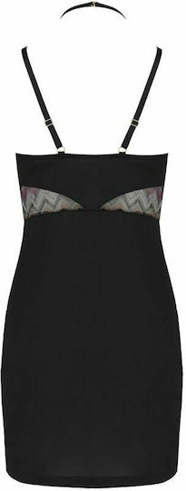 Casmir Lingerie Lagerta Chemise Sexy Ρόμπα Schwarz