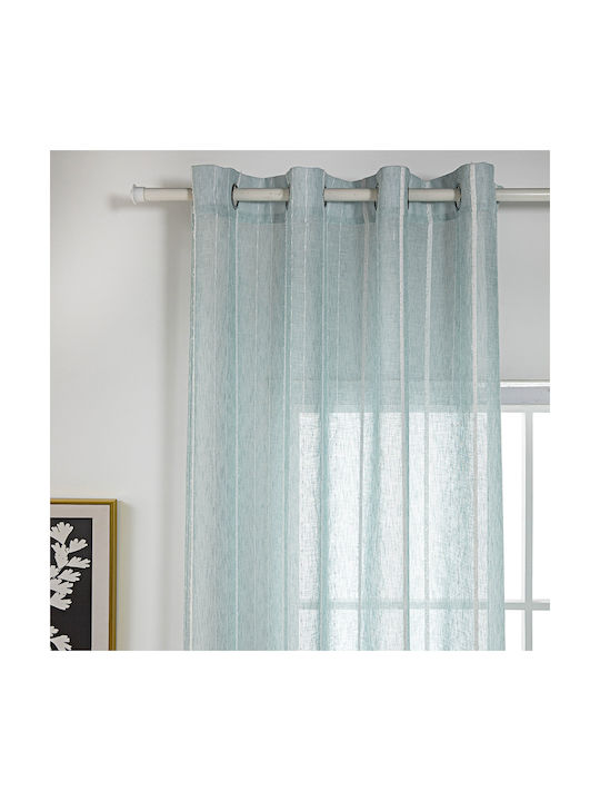 Beauty Home Κουρτίνα με Τρουκς 8441 Βεραμαν 140x270εκ.