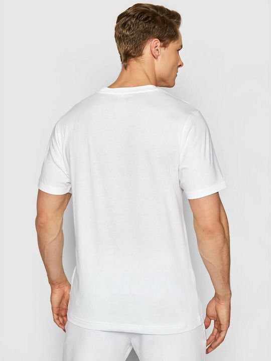 New Balance Ανδρικό T-shirt Λευκό με Λογότυπο