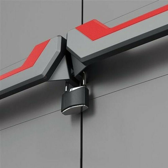 Δίφυλλη Ντουλάπα Stilo High Πλαστική με 3 Ράφια 68x39x173εκ.