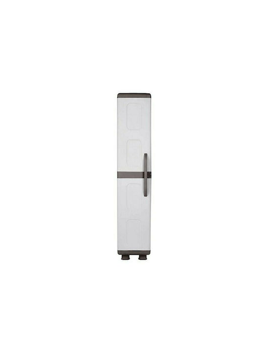 Schuhschrank Niobe Kunststoff mit 8 Regale Grey / Charcoal 36x44x179cm