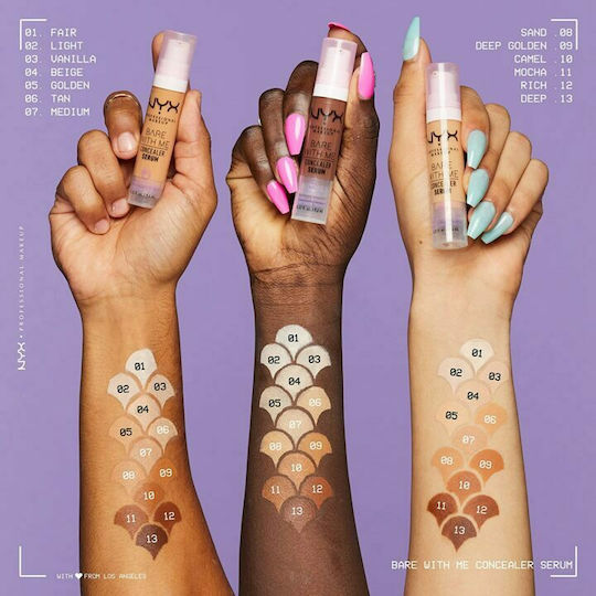 NYX Professional Makeup Bare With Me Liquid Concealer 4 Beige 9.6ml