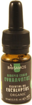 Bio Samos Organic Essential Oil Eucalyptus with Dropper 10ml