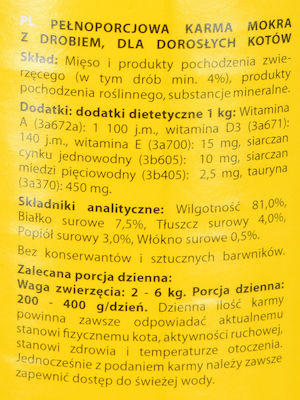 Dibaq Don Gato Poultry Nasses Katzenfutter für Katze in Dose mit Geflügel 415gr