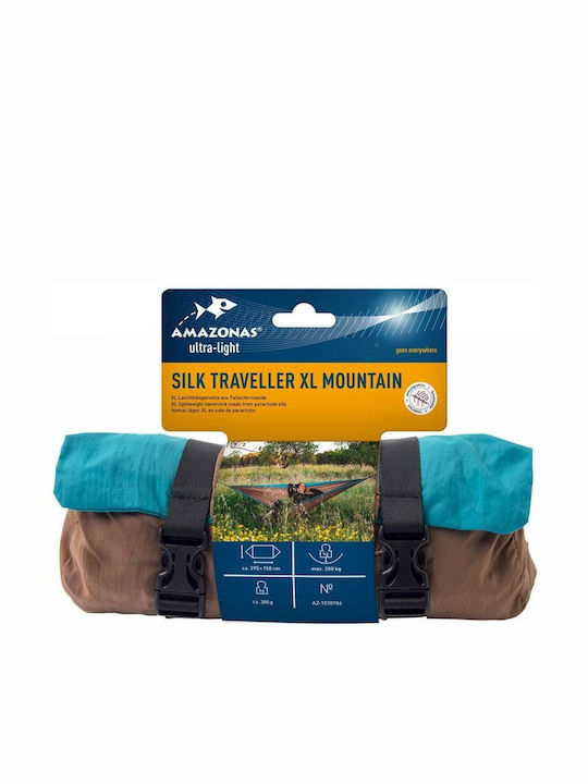 Amazonas Silk Traveller XL Parachute Double Hammock Mountain 295x150cm