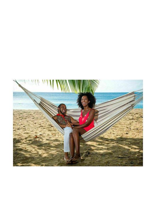 Amazonas Barbados Αιώρα Διπλή Υφασμάτινη Cappuccino 230x150εκ.